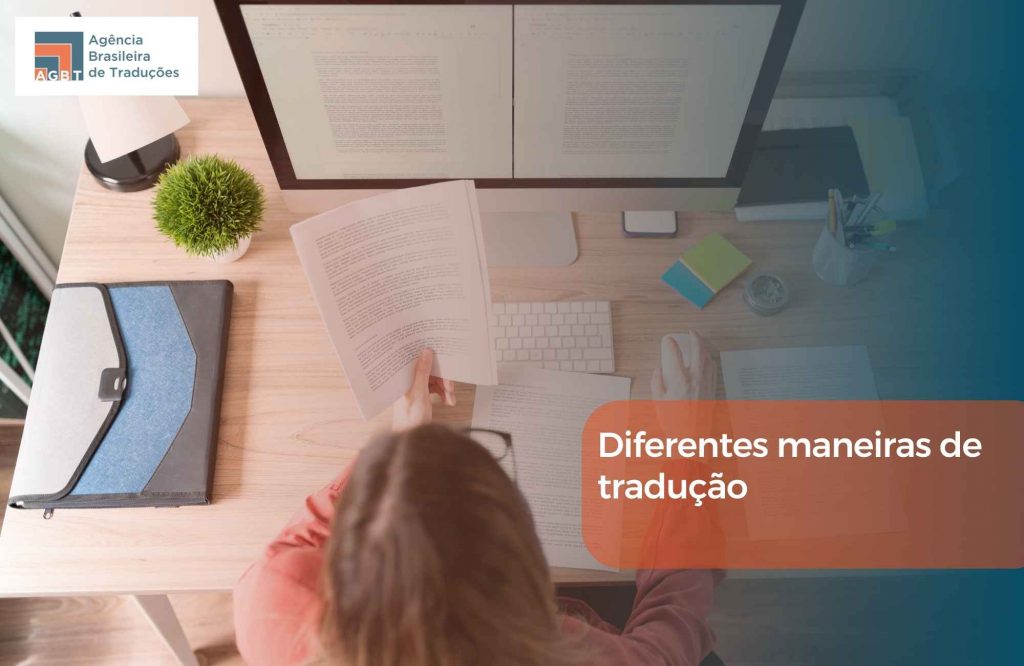 Diferentes maneiras tradução Diferentes maneiras tradução