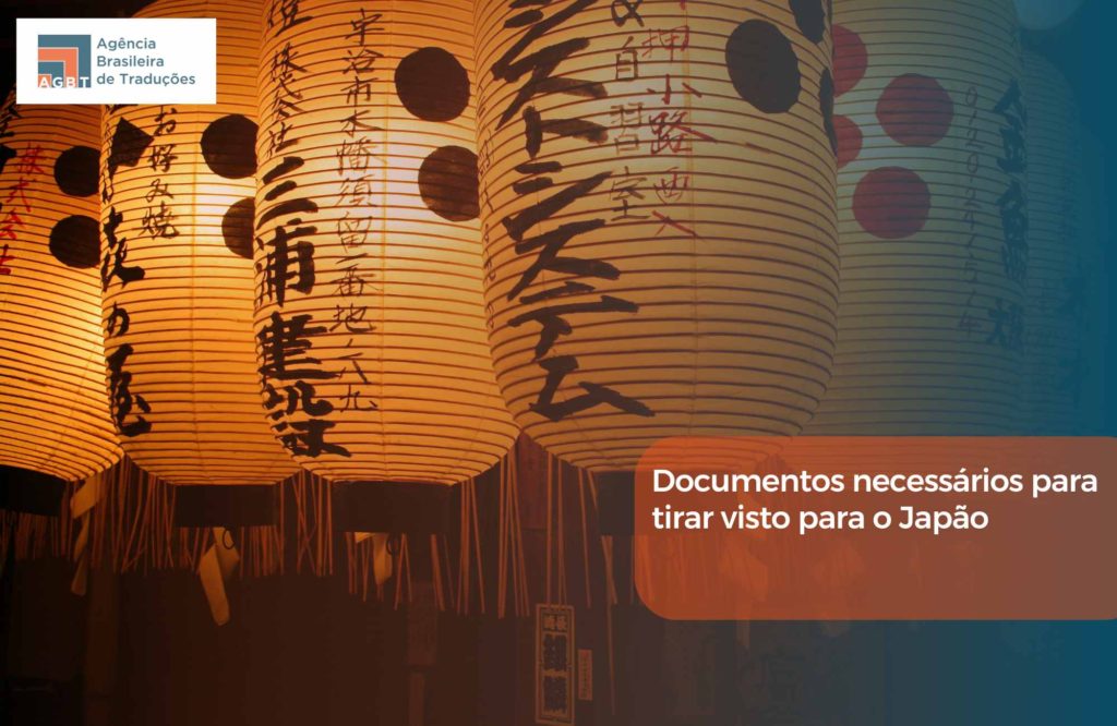 Documentos necessários para tirar visto para o Japão
