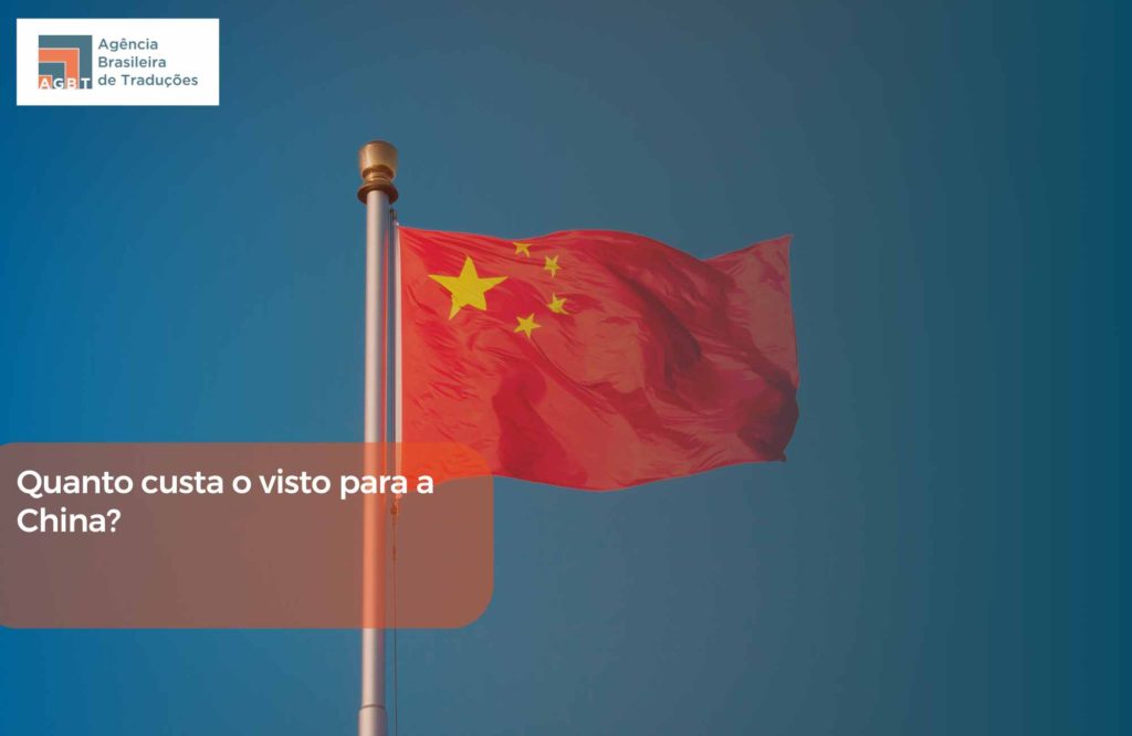 Quanto custa o visto para a China