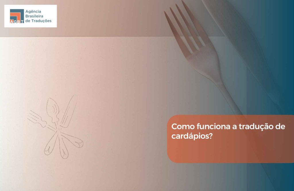 Como funciona a tradução de cardápios