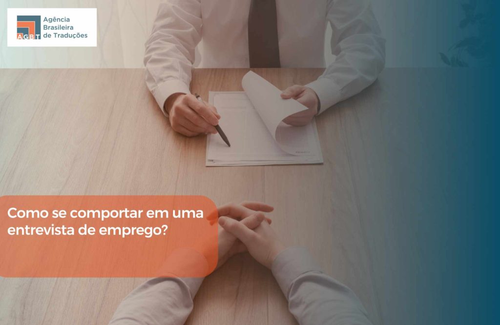 Como se comportar em uma entrevista de emprego
