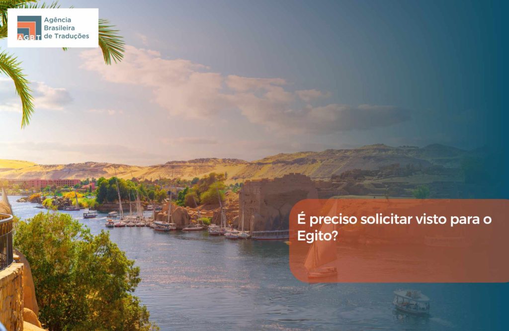 É preciso solicitar visto para o Egito
