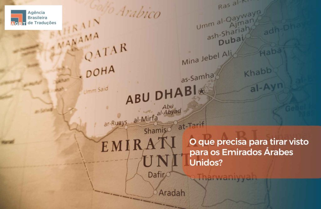 O que precisa para tirar visto para os Emirados Árabes Unidos?