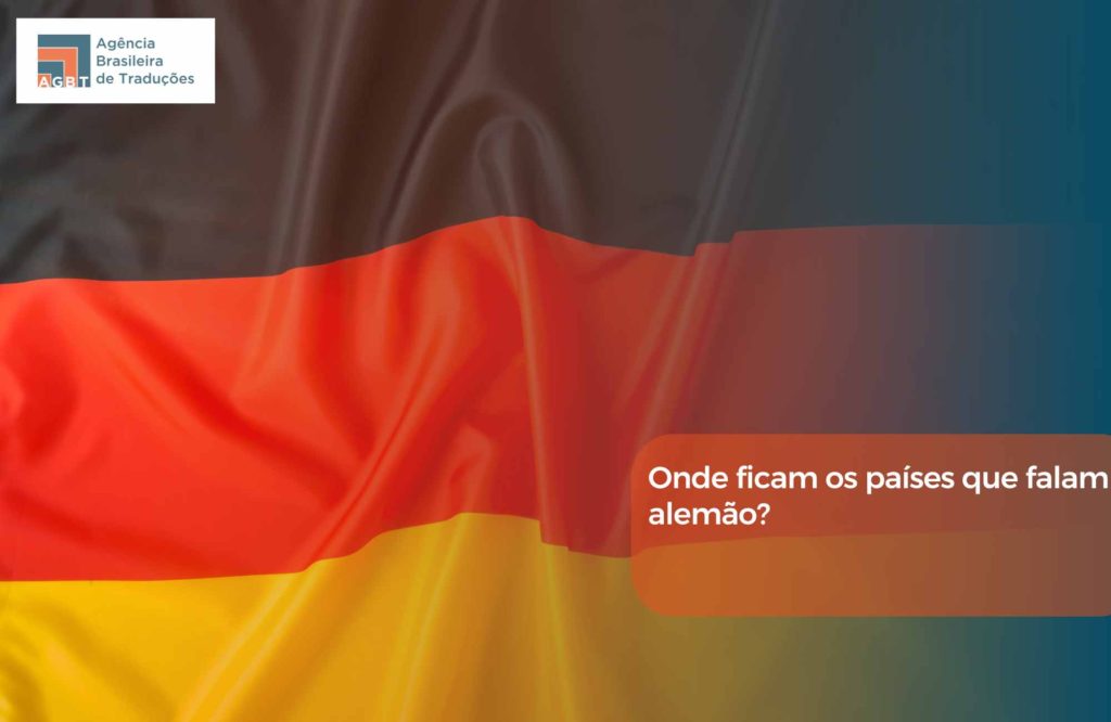 Onde ficam os países que falam alemão