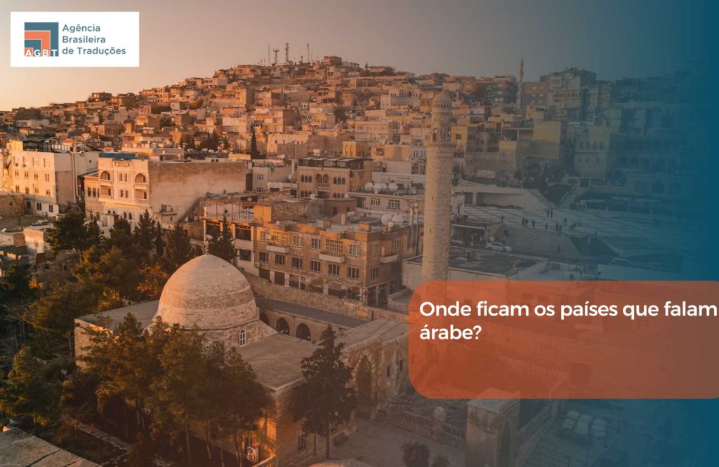 Onde ficam os países que falam árabe