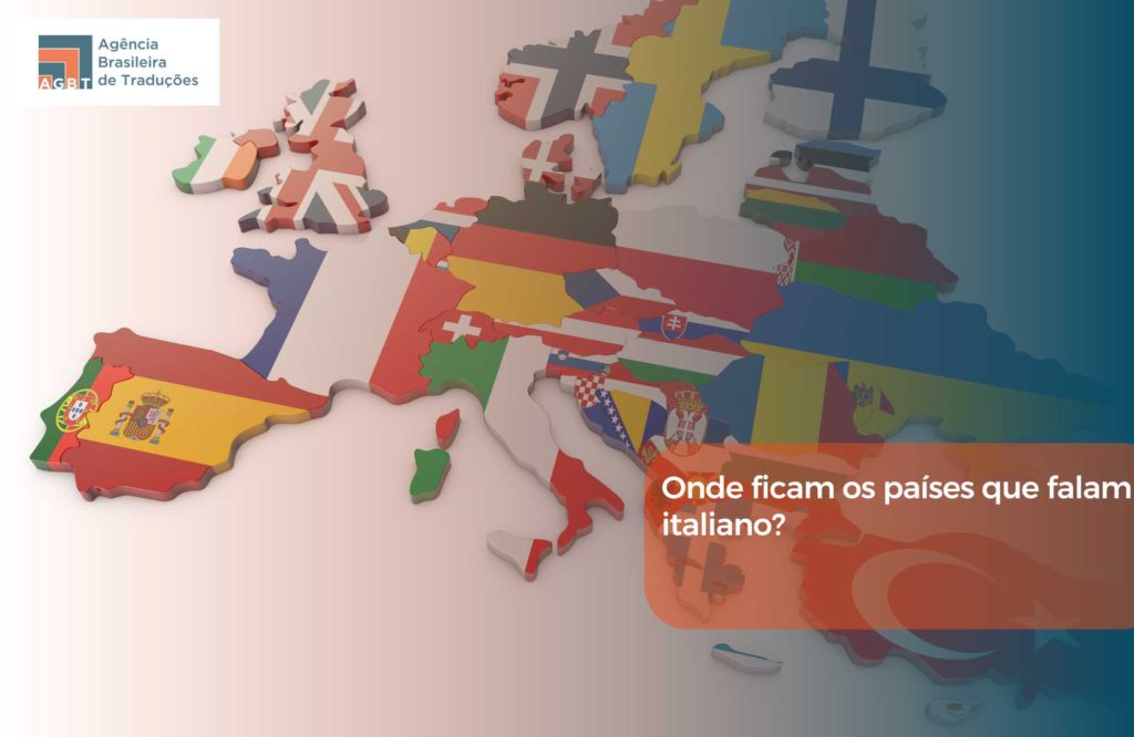 Onde ficam os países que falam italiano