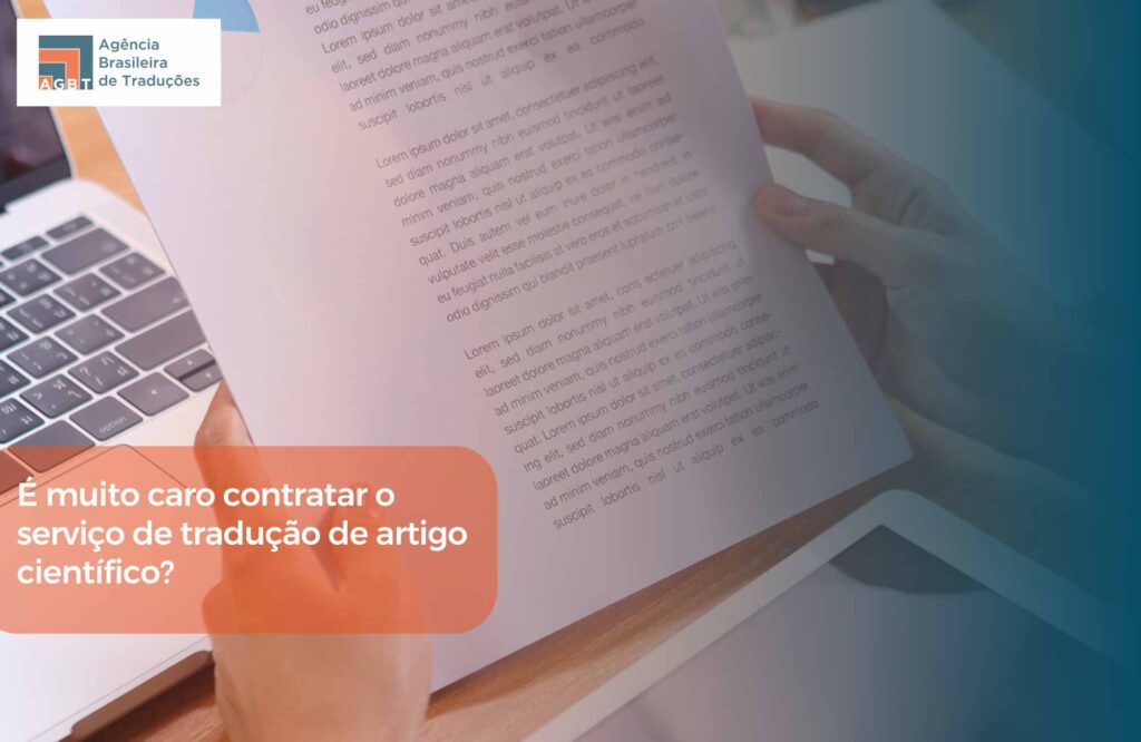 É muito caro contratar o serviço de tradução de artigo científico