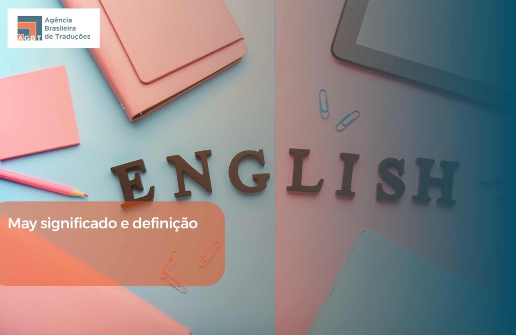 May significado e definição