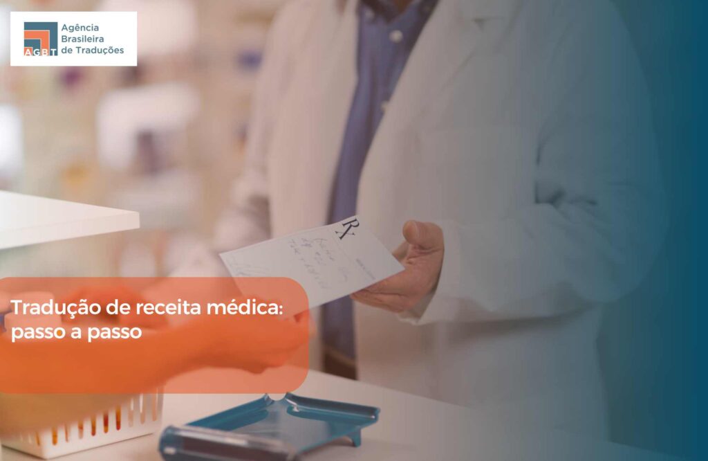 Tradução de receita médica passo a passo