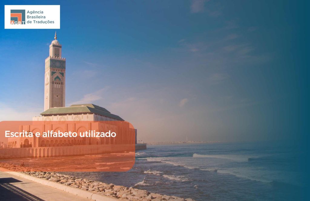Escrita e alfabeto utilizado