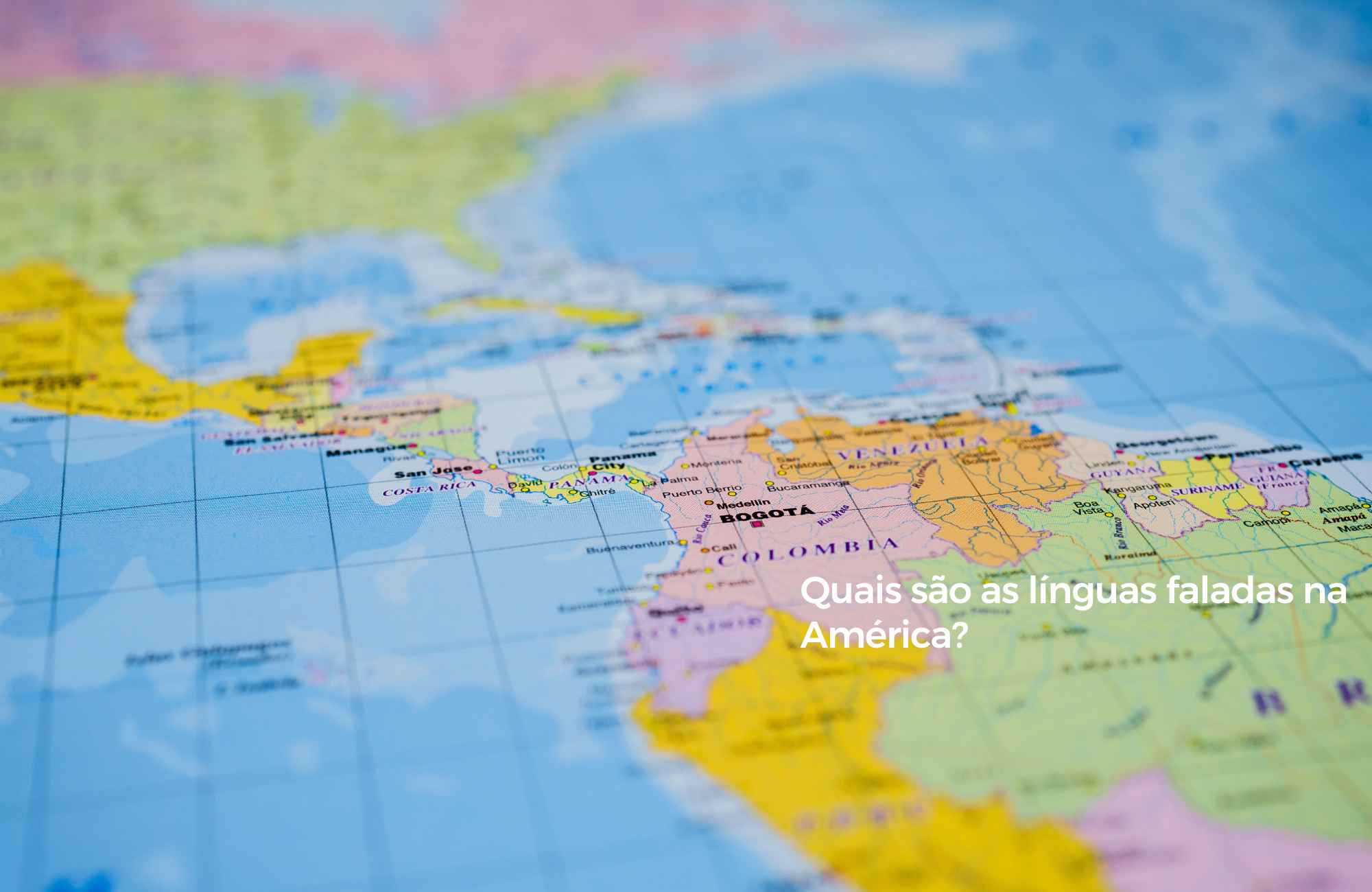 As línguas faladas na América