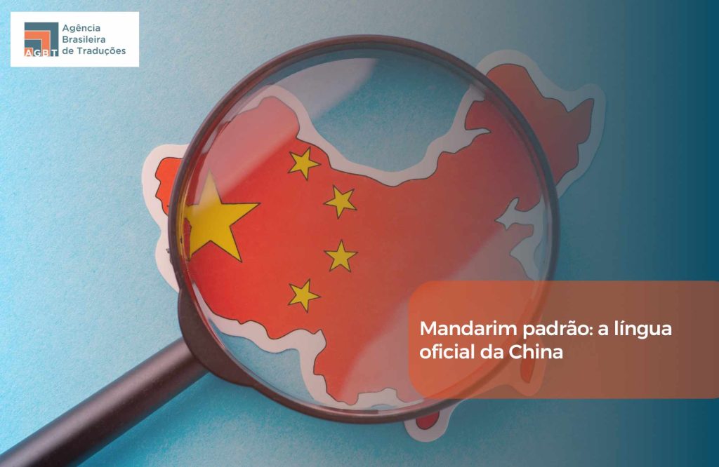 Mandarim padrão a língua oficial da China