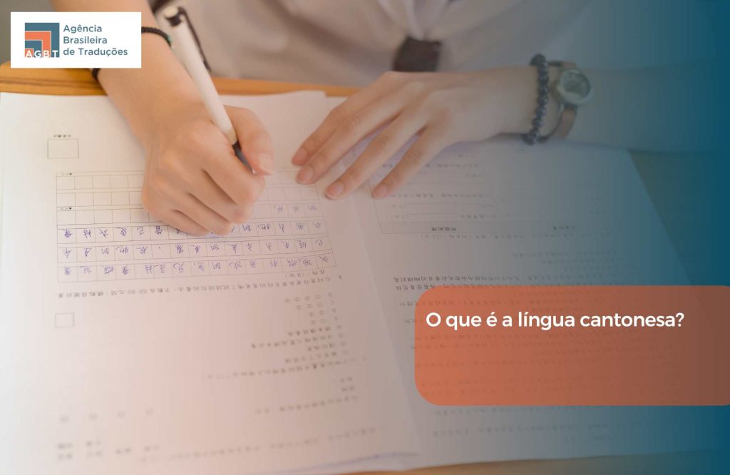 O que é a língua cantonesa