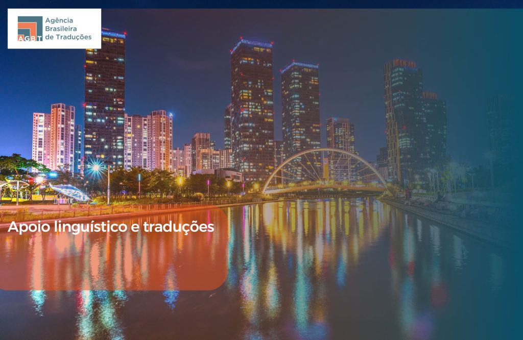Apoio linguístico e traduções
