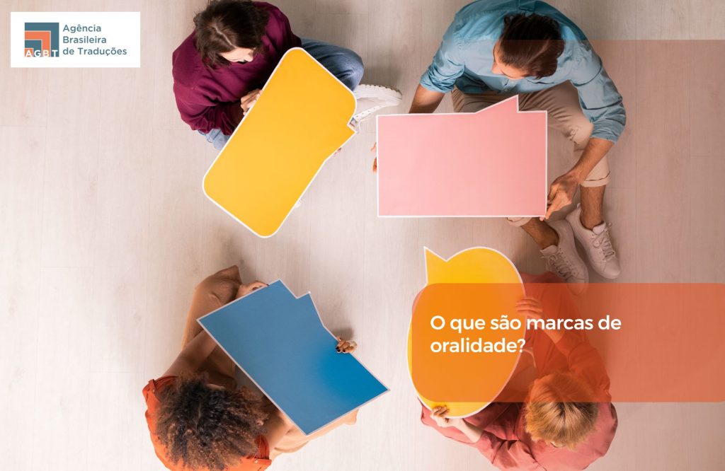 O que são marcas de oralidade
